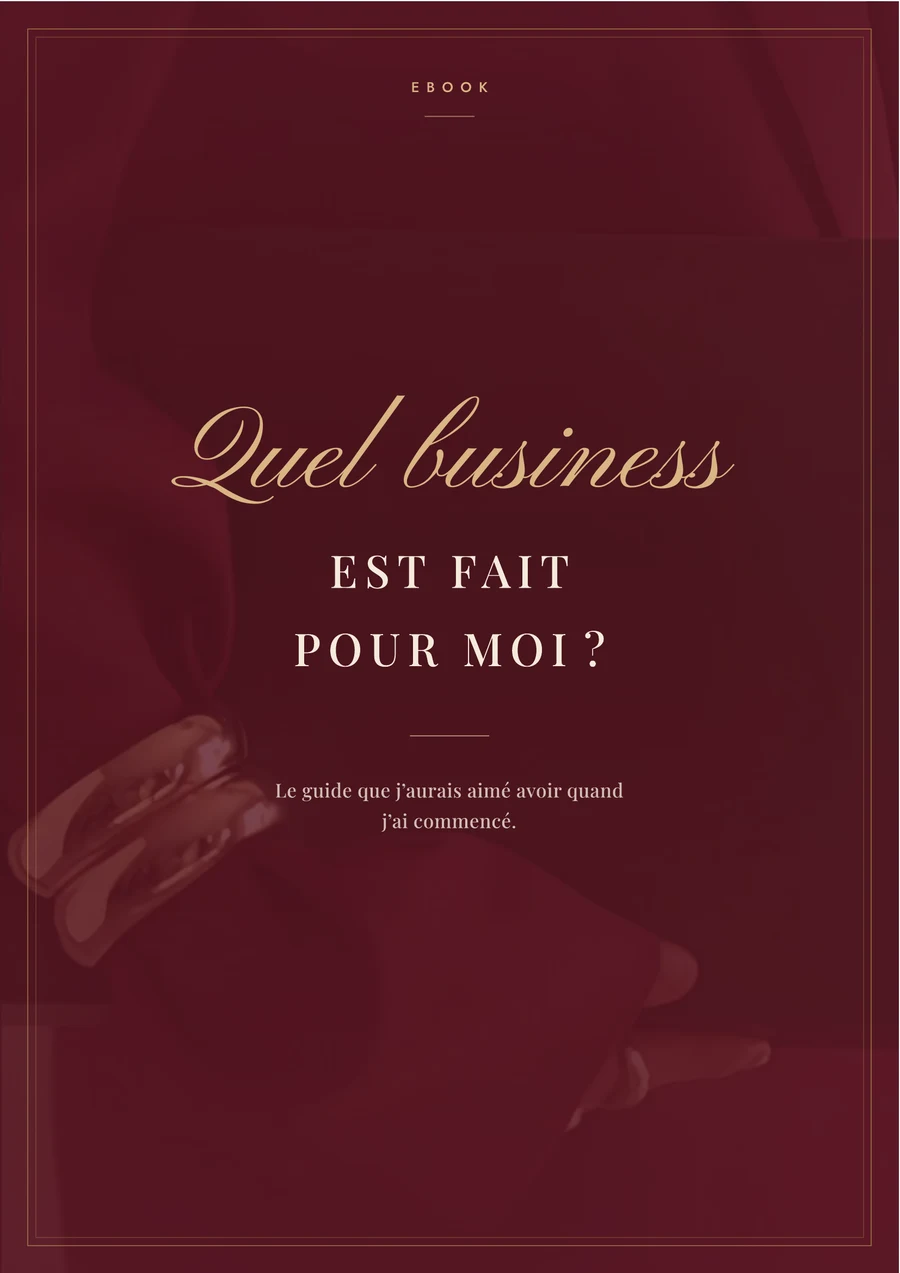 Couverture de l'ebook « Quel business est fait pour moi ? »